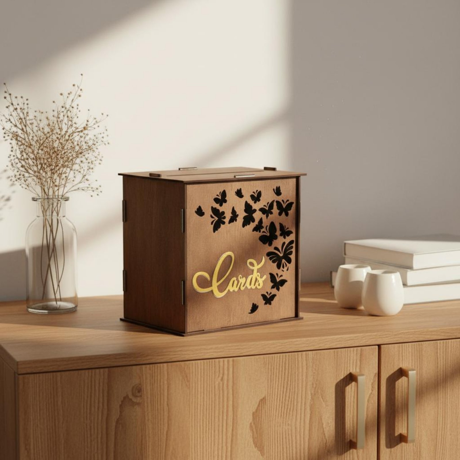 Wedding Card Box - 웨딩 카드 박스 카드 슬롯 나무