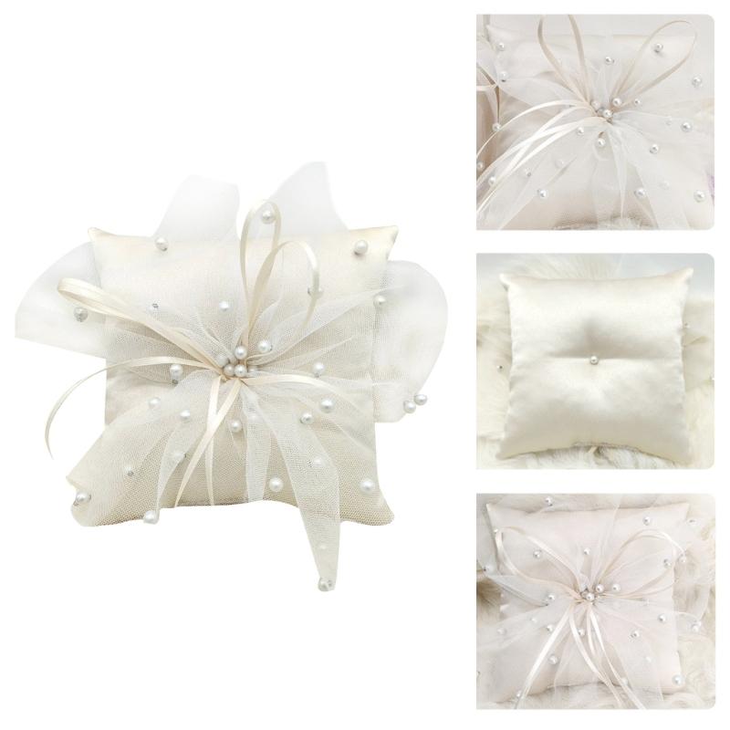 31BB 수제 진주 쿠션 화이트 반지 링 베리어 플라워 - Ring Bearer Pillow 리뷰 및 가격