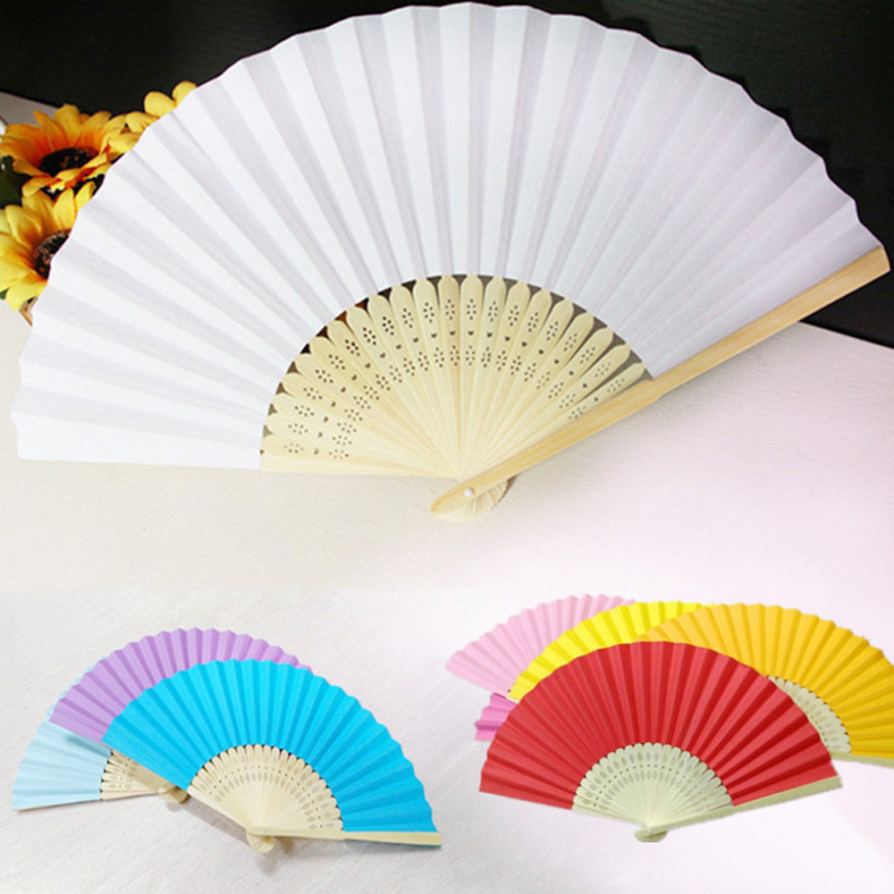 핸드 선풍기 포켓 접이식 선풍기, 대나무 종이 선풍기, - Wedding Supply List 리뷰 및 가격