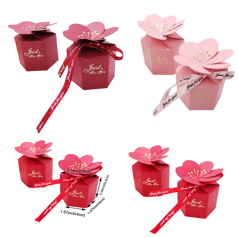 20/30/50PCS 희'자 꽃잎 사탕 상자 초콜릿 포 - Wedding Supply List 리뷰 및 가격