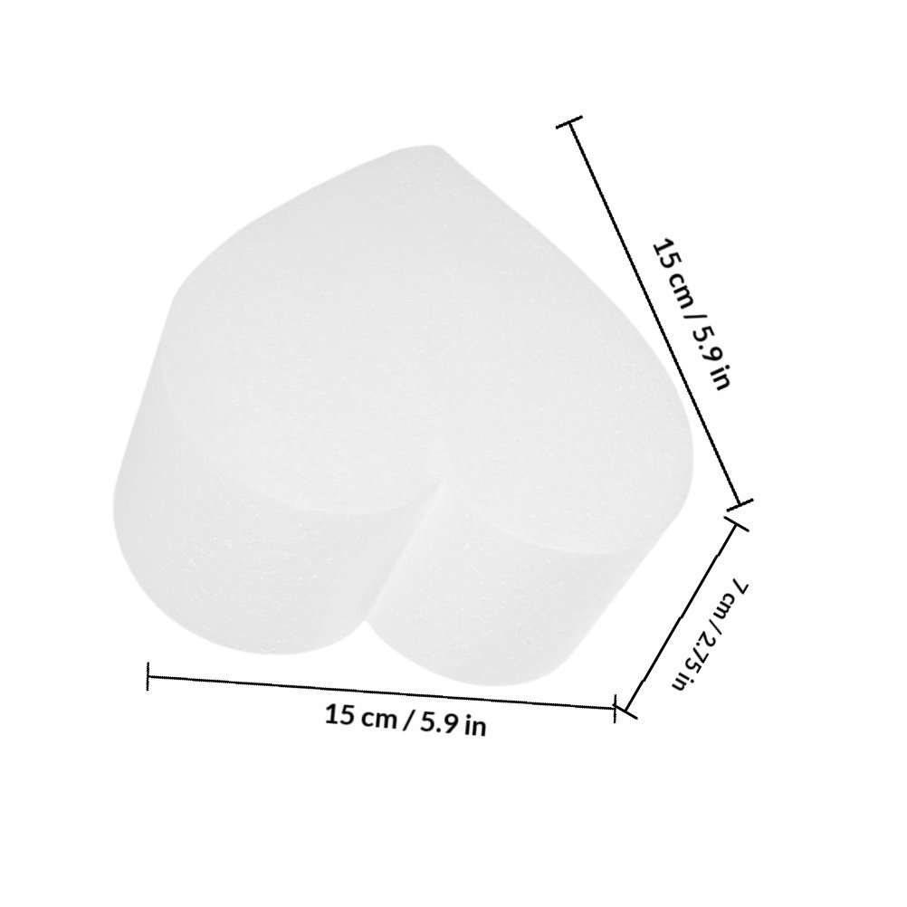 4Pcs 하트 폼 케이크 더미 케이크 장식 연습 디스플 - Wedding Decoration Supply 리뷰 및 가격
