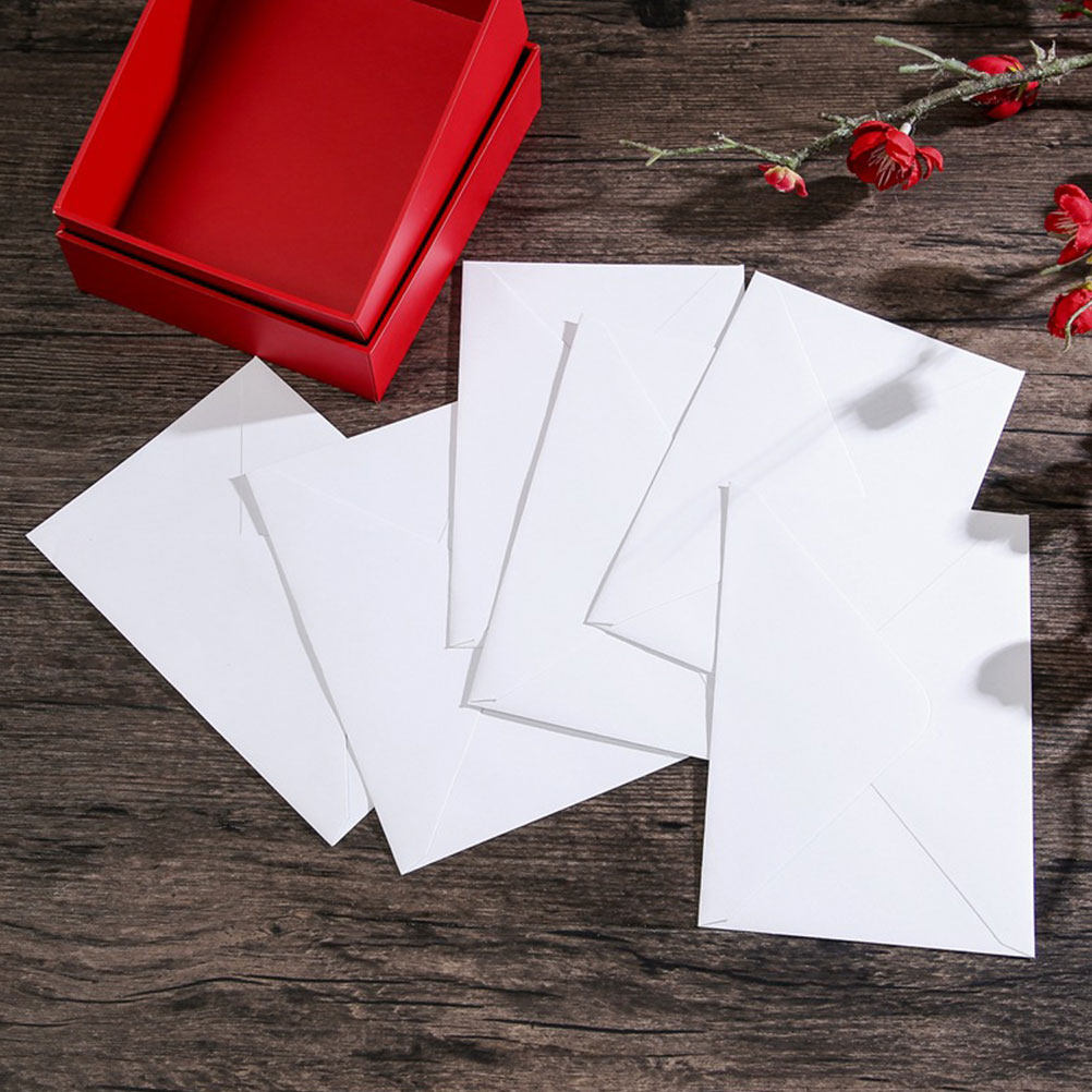 50pcs 흰색 B6 자체 밀봉 우편 봉투 인사말 카드 - Wedding Envelopes 리뷰 및 가격