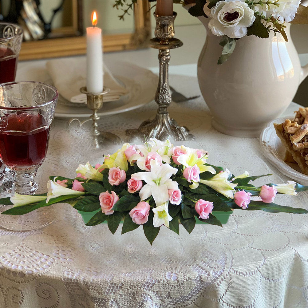 플라스틱 꽃 진흙 트레이 6개 세트, 꽃꽂이 및 웨딩  - Wedding Decoration Supply 리뷰 및 가격