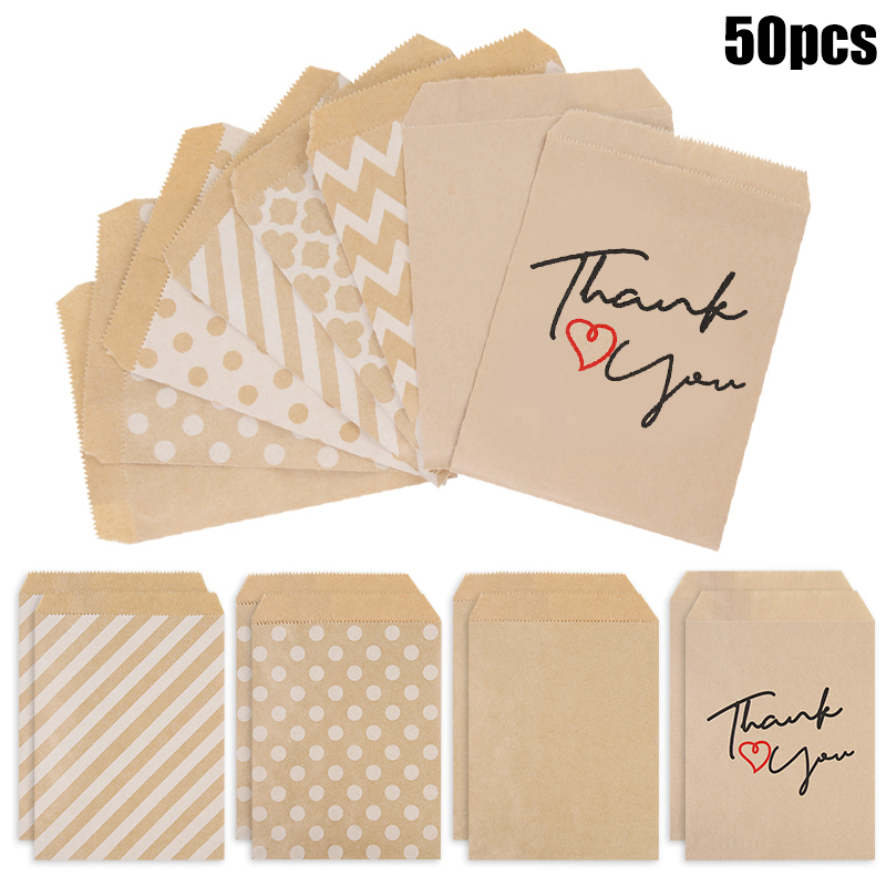 25/50pcs 13x18cm 크래프트 종이 캔디 쿠키 - Wedding Supply List 리뷰 및 가격