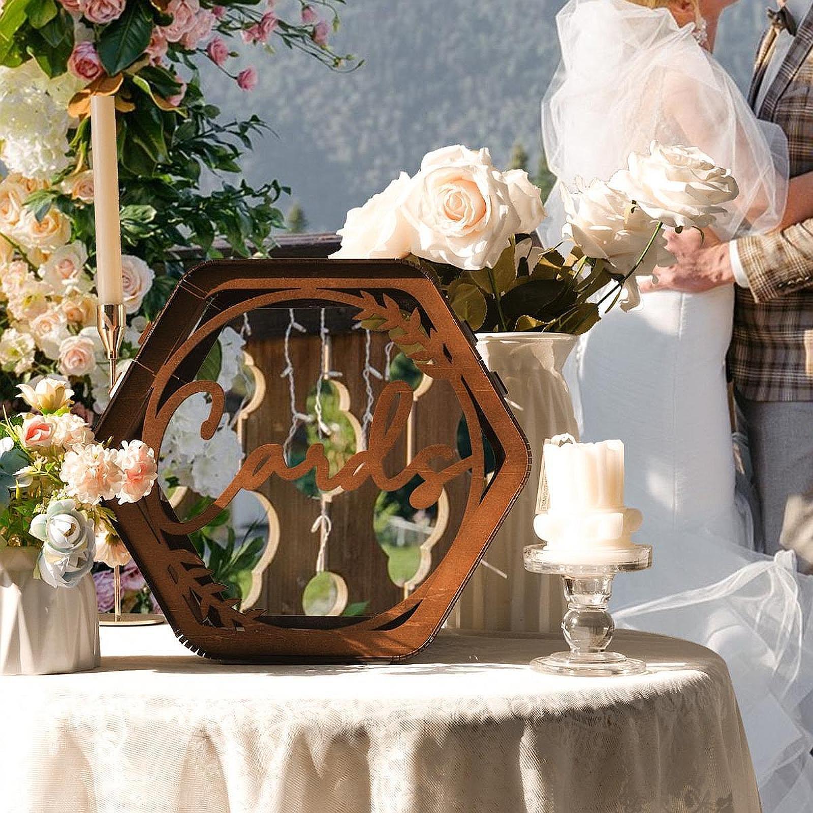 웨딩 카드 박스, 봉투, 돈 박스, 센터피스, 러스틱  - Wedding Card Box 리뷰 및 가격