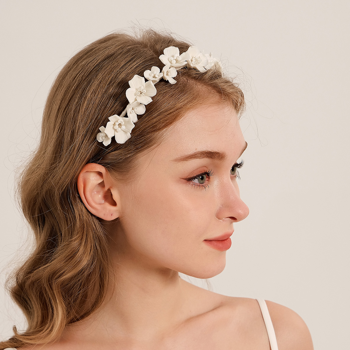 Efily 신부 흰 꽃 머리 후프 요정 모리 머리띠 레 - Wedding Supply List 리뷰 및 가격