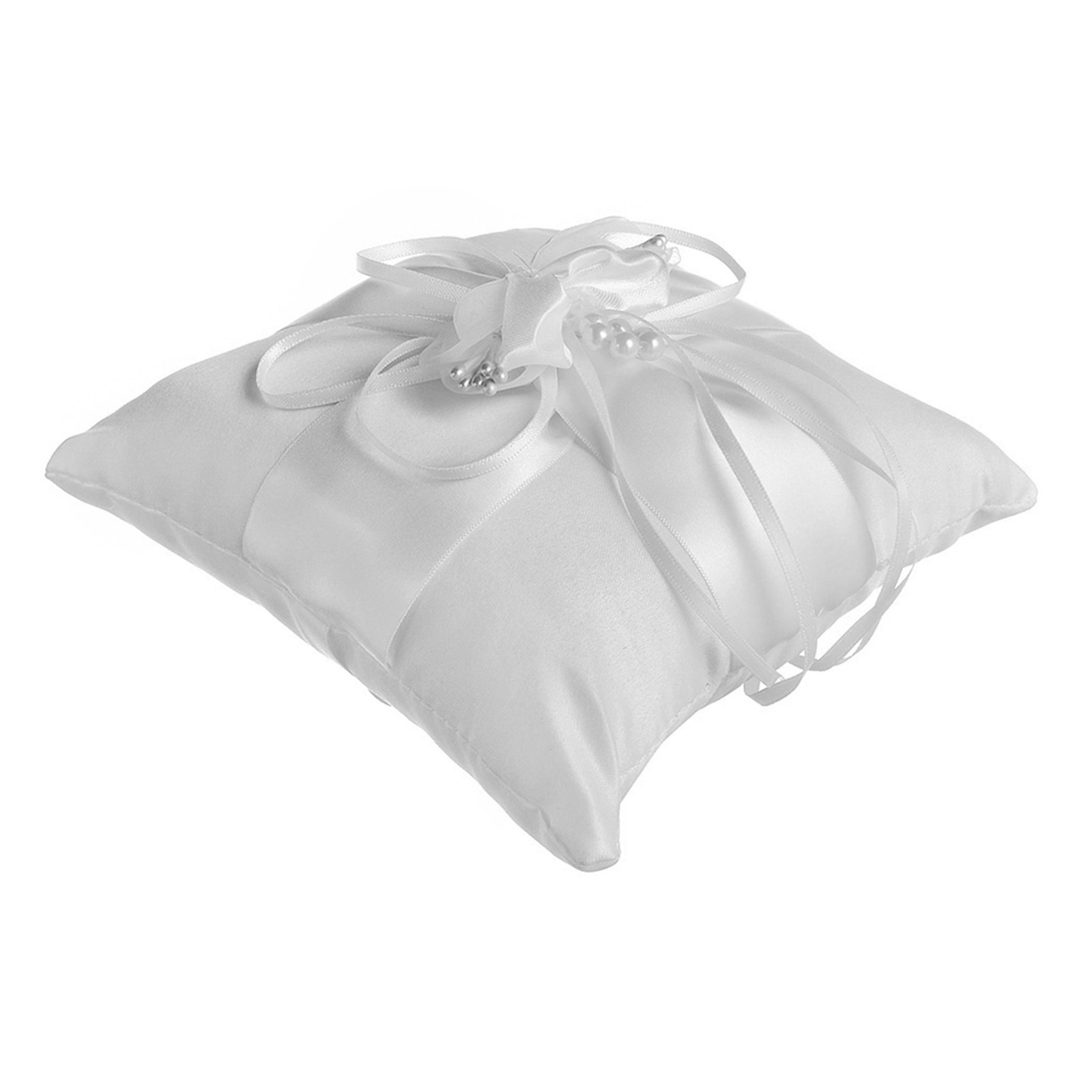 진주 꽃 웨딩 링 쿠션 15x15cm 링 베어러 베개  - Ring Bearer Pillow 리뷰 및 가격