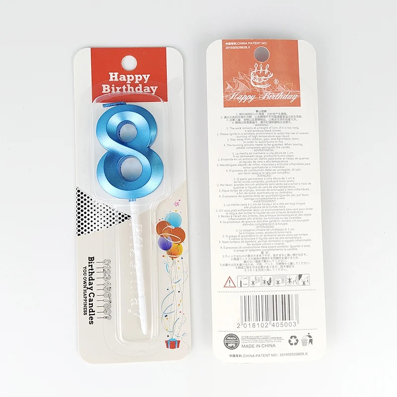 블루 숫자 케이크 캔들 0 1 2 3 4 5 6 7 8 - Unity Candle Set 리뷰 및 가격