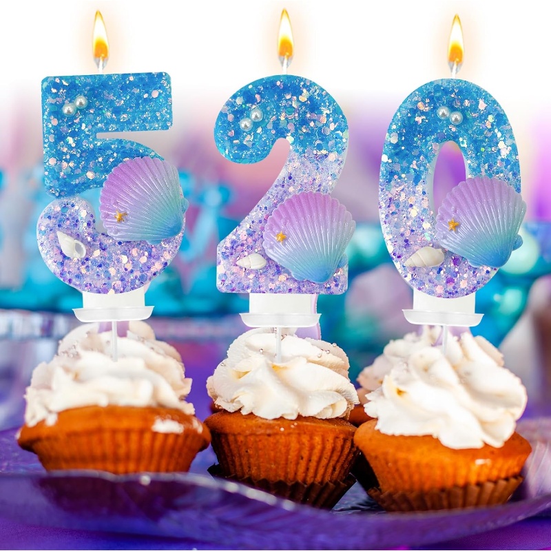 0-9 무료 조합 디지털 캔들 퍼플 쉘 생일 캔들은 생 - Unity Candle Set 리뷰 및 가격