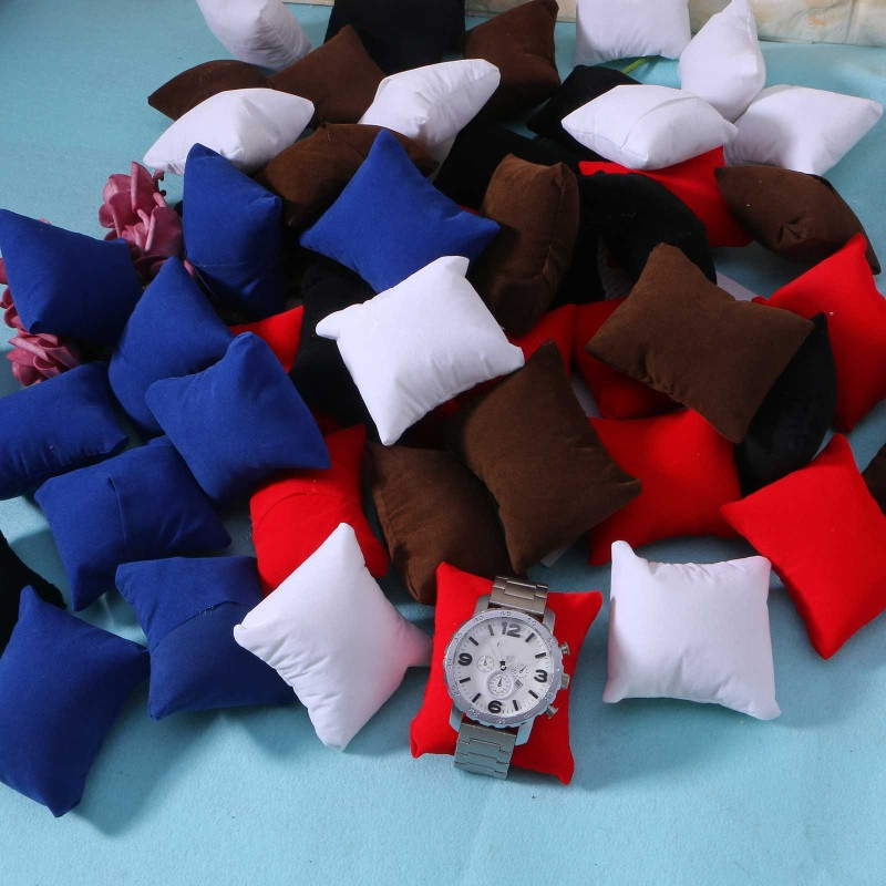 10 개/대 벨벳 팔찌 시계 베개 여러 가지 빛깔의 보 - Ring Bearer Pillow 리뷰 및 가격