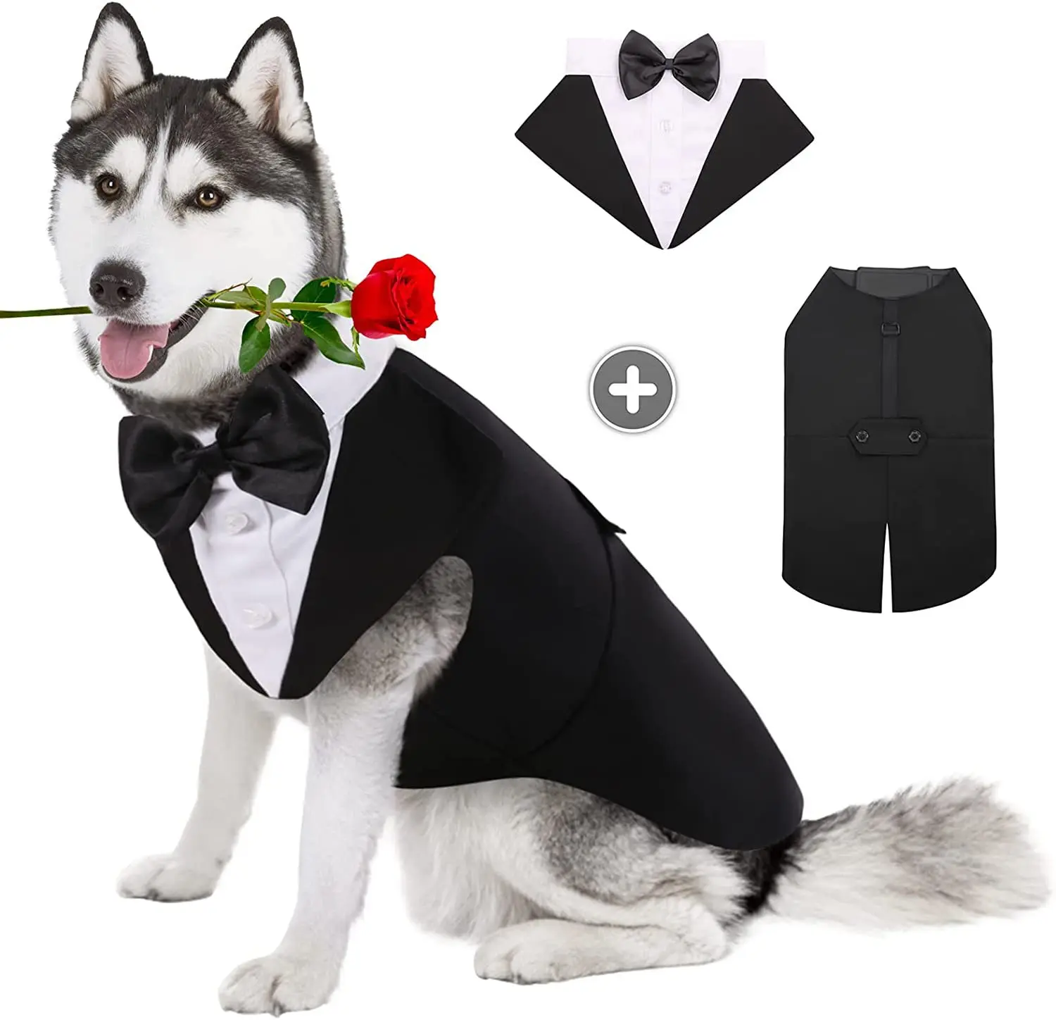 애완 동물 강아지 옷 패션 파티 쇼 정장 양복 넥타이  - Suit Supply Wedding Party 리뷰 및 가격